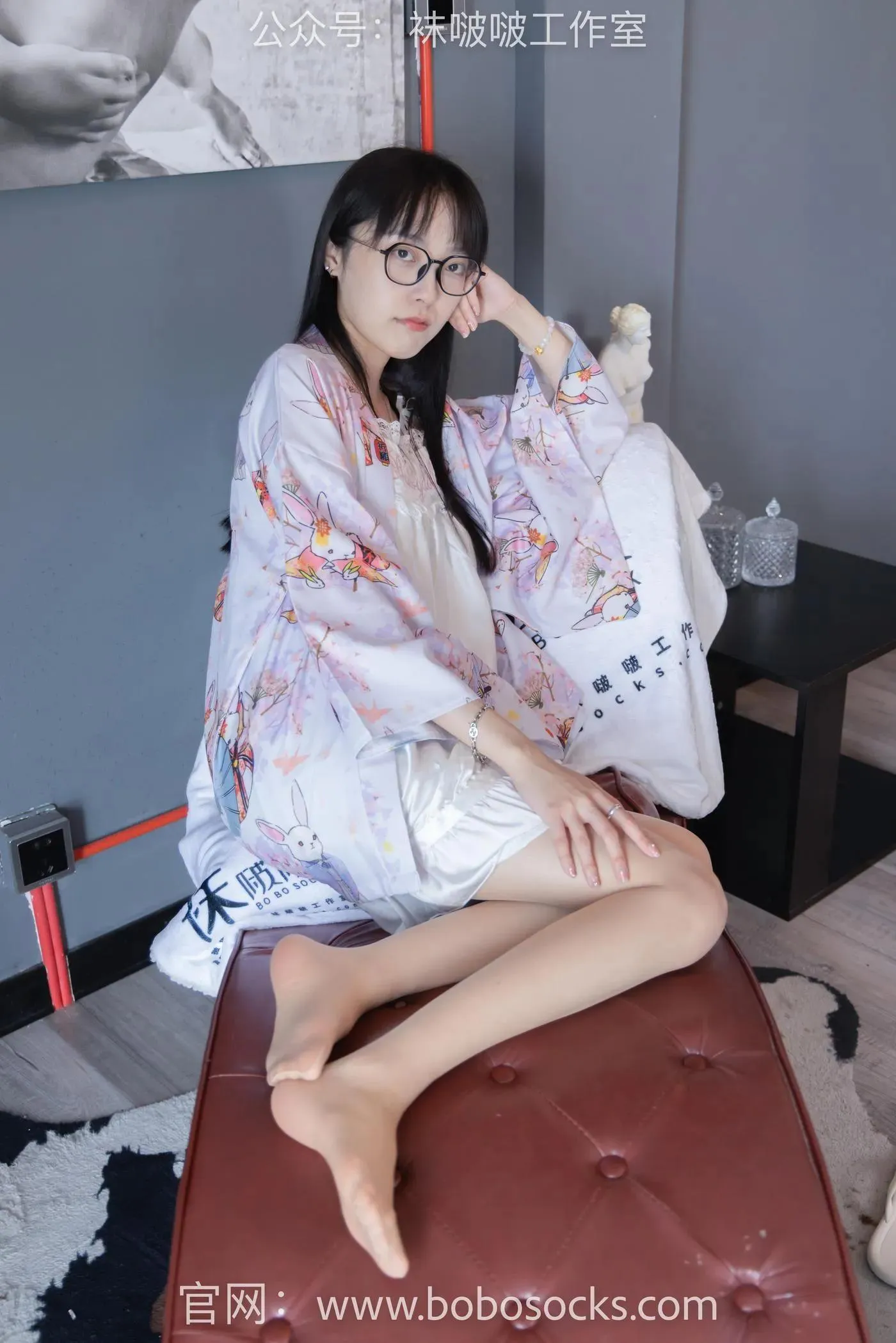 [BoBoSocks袜啵啵]NO.112 稚予-人字拖、肉丝 [140P]插图3